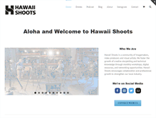 Tablet Screenshot of hawaiishoots.com